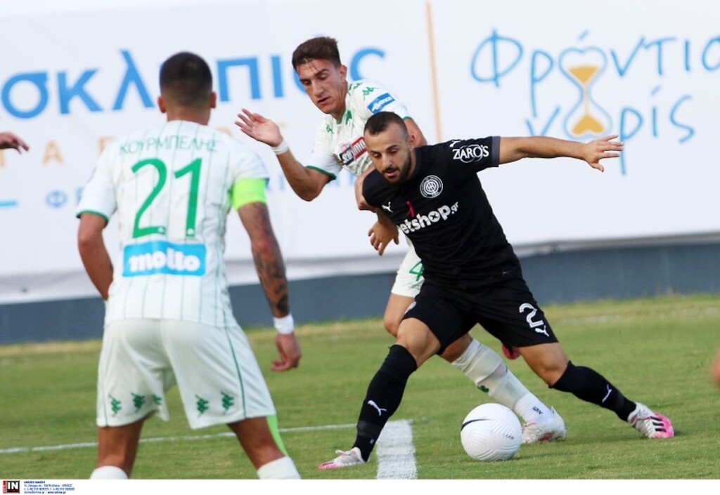 ΟΦΗ-Παναθηναϊκός: Συνθήματα και γεμάτες ταράτσες στην Κρήτη (photos)