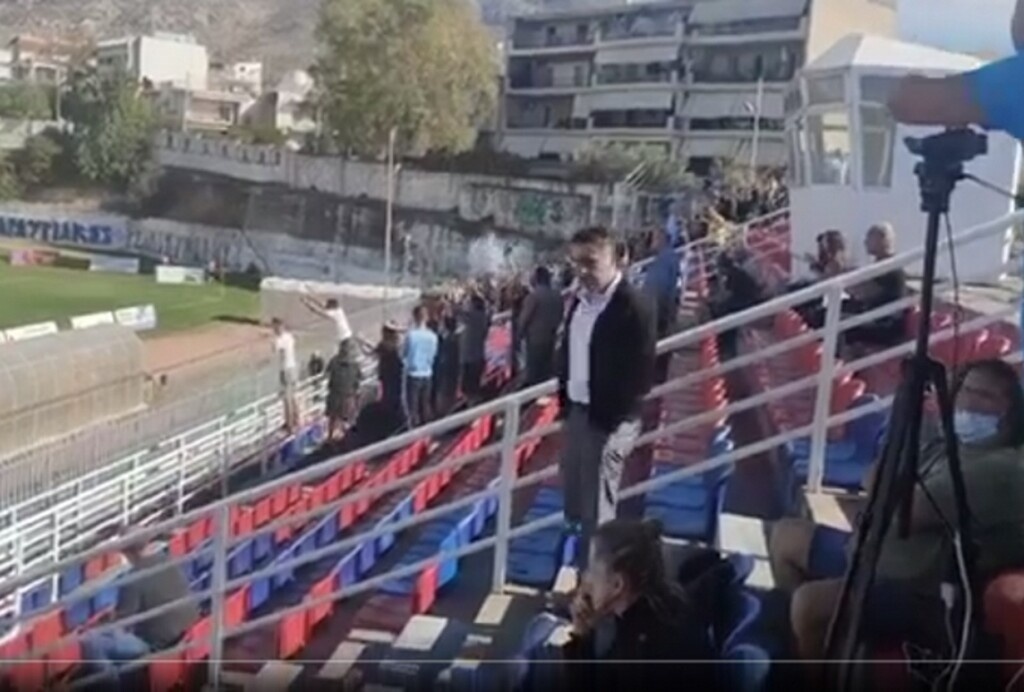 Το πρώτο ελληνικό ματς με κόσμο στην εποχή του κορονοϊού (photos)