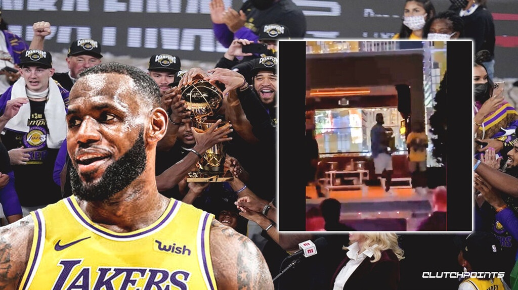 NBA: Το πάρτι των πρωταθλητών Λέικερς (photos+video)