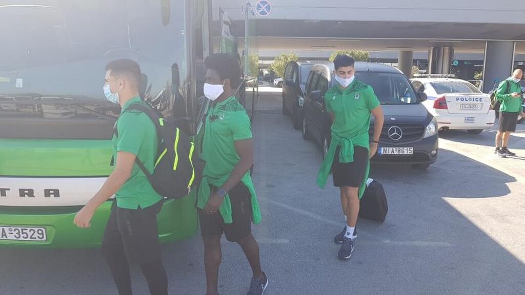 ΠΑΟΚ-Ομόνοια: Η άφιξη των Κύπριων (photos)