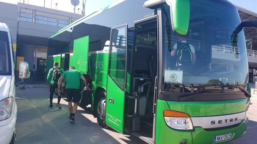 ΠΑΟΚ-Ομόνοια: Η άφιξη των Κύπριων (photos)