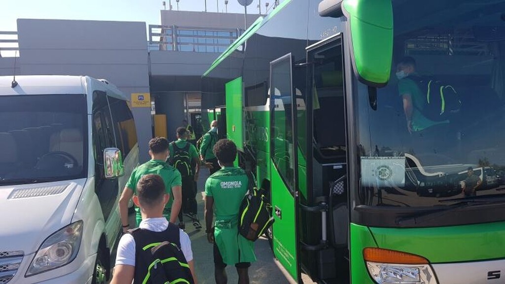 ΠΑΟΚ-Ομόνοια: Η άφιξη των Κύπριων (photos)