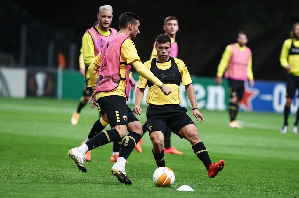 Μπράγκα-ΑΕΚ: Προπονήθηκε ο Ινσούα (photos)