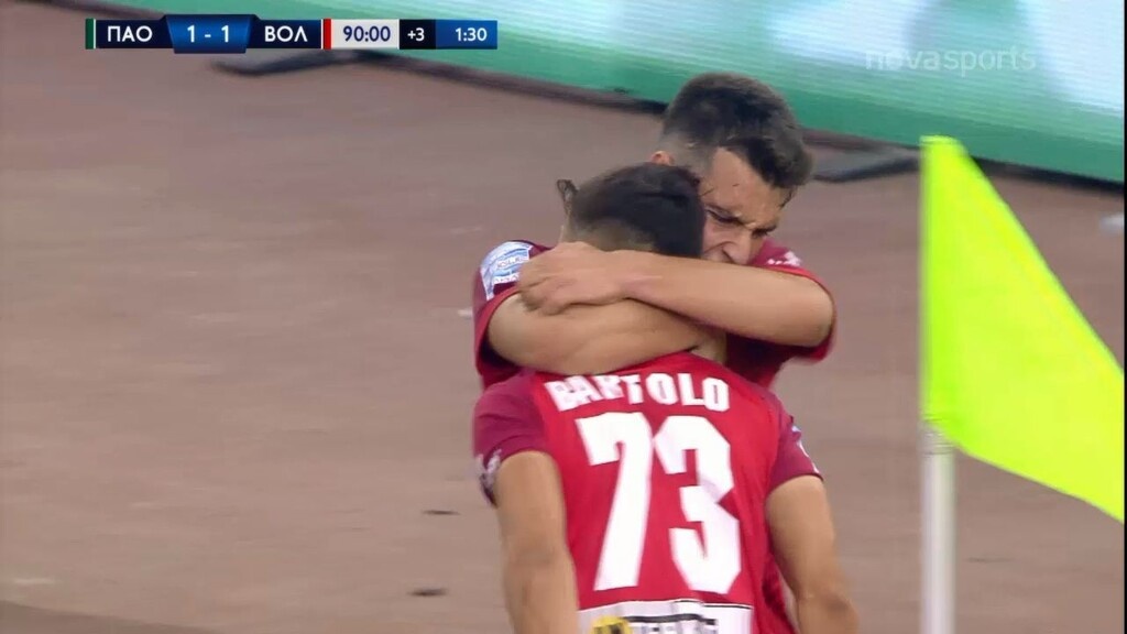 Παναθηναϊκός-ΝΠΣ Βόλος: Έτσι τιμώρησε τους «πράσινους» ο Μπαρτόλο (video)