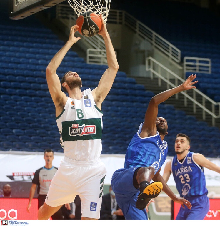 Παναθηναϊκός ΟΠΑΠ - Λάρισα 69-60: Του έκανε την ζωή δύσκολη!