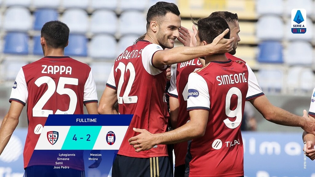 Serie A: Η Κάλιαρι «καθάρισε» την Κροτόνε με Λυκογιάννη (photos)