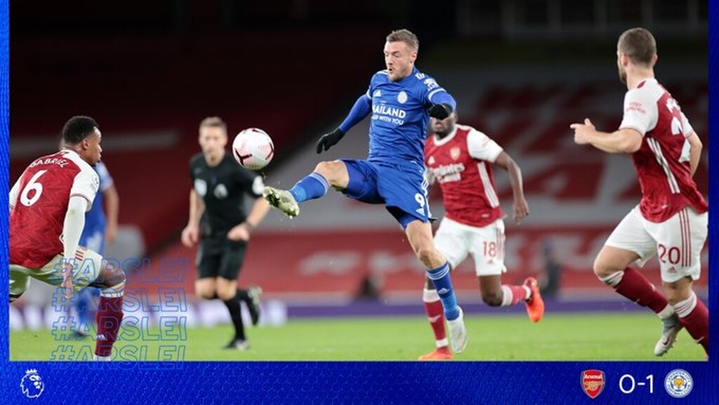 Λέστερ: Με εκτελεστή Βάρντι πήρε το ντέρμπι με Άρσεναλ και ετοιμάζεται για ΑΕΚ (video+photos)