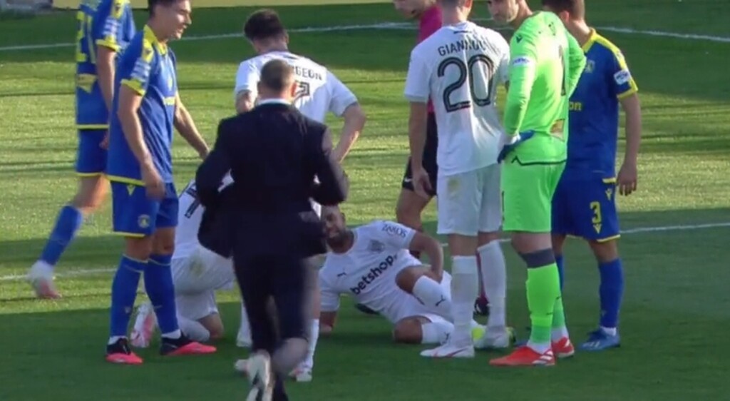 Αστέρας Τρίπολης-ΟΦΗ: Ο σοκαριστικός τραυματισμός του Ναμπί (photos+video)