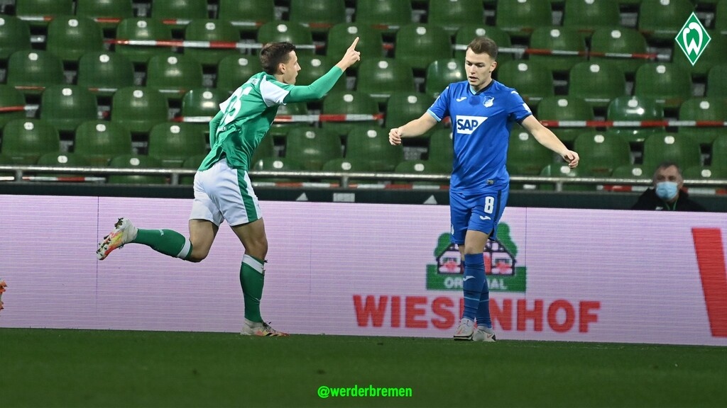 Bundesliga: Ισοπαλία για Βέρντερ και Χόφενχαϊμ (video+photos)