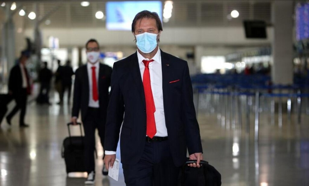 Ολυμπιακός: «Πέταξε» για Πορτογαλία (photos)