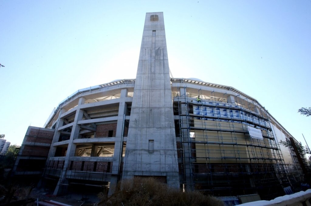 ΑΕΚ: Η Αγιά Σοφιά «ντύνεται» εσωτερικά και εξωτερικά (photos)