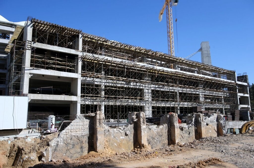 ΑΕΚ: Η Αγιά Σοφιά «ντύνεται» εσωτερικά και εξωτερικά (photos)