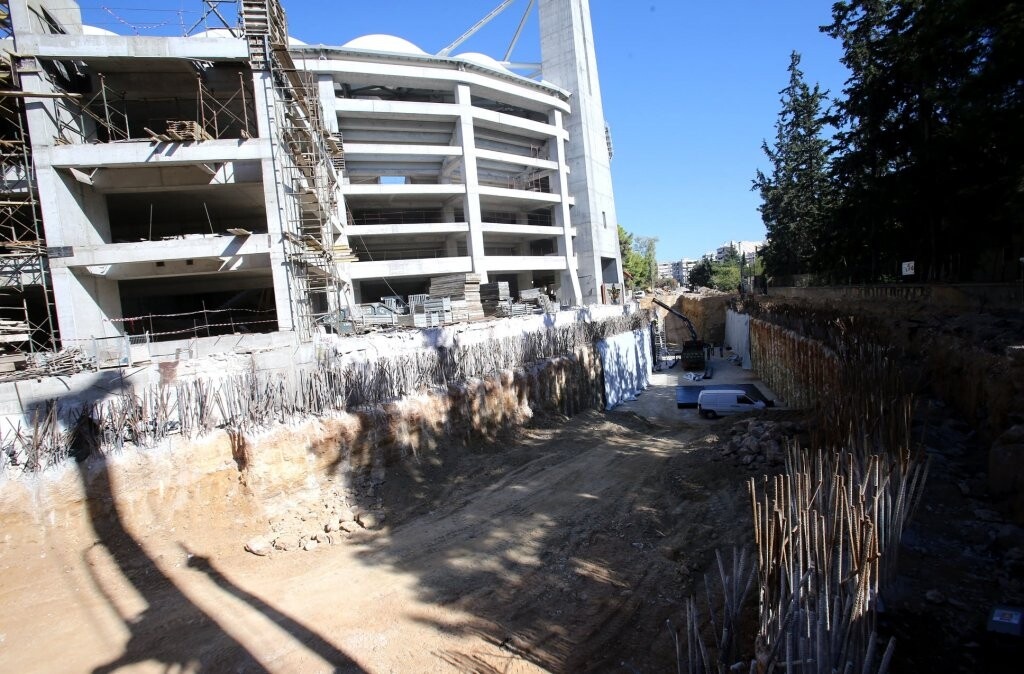 ΑΕΚ: Η Αγιά Σοφιά «ντύνεται» εσωτερικά και εξωτερικά (photos)