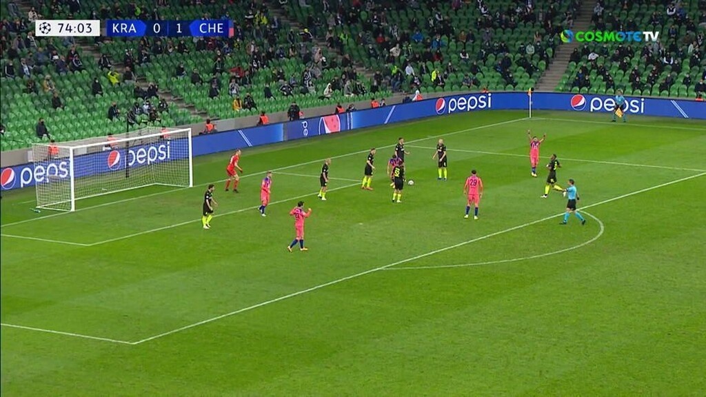 Κράσνονταρ-Τσέλσι: Το δοκάρι «φρέναρε» τον… Γκαζίνσκι, γκολ με πέναλτι ο Βέρνερ (video)