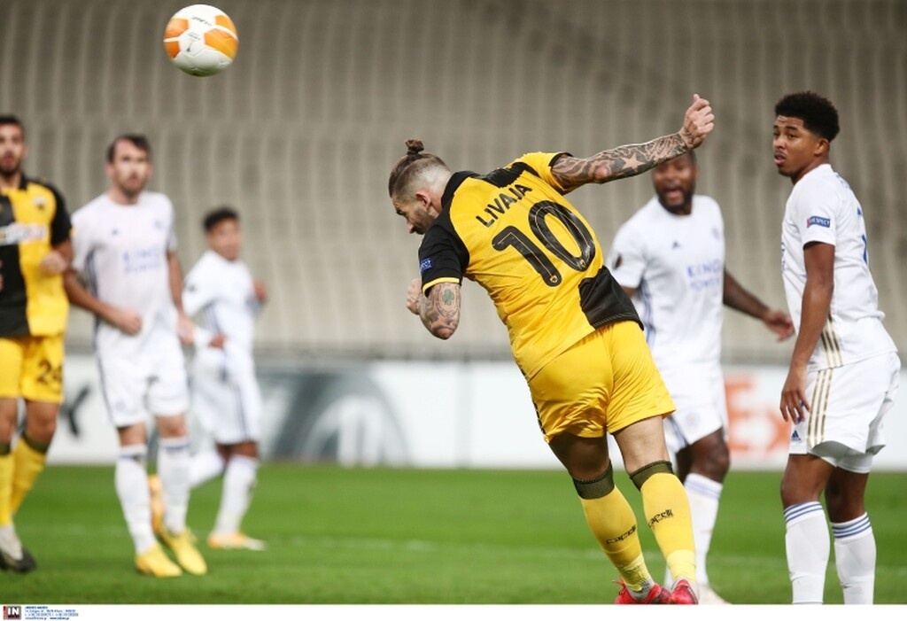 ΑΕΚ-Λέστερ: Ο Λιβάγια τα... έχασε και η Ένωση «τιμωρήθηκε»!  (photos+video)