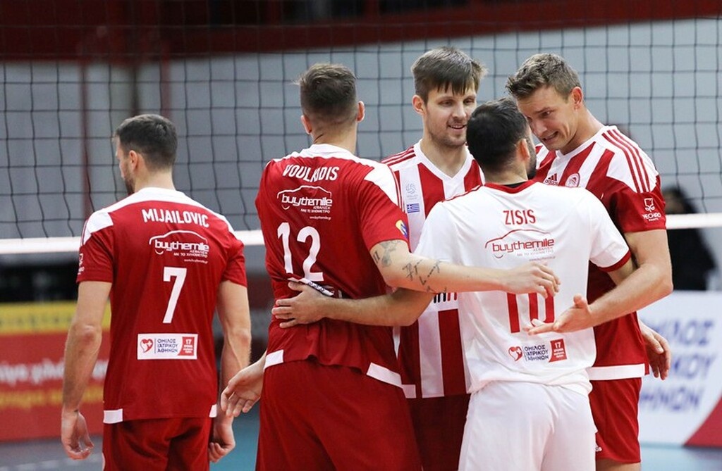Volley League: «Περίπατος» του Ολυμπιακού στο Ρέντη, 3-0 σετ τον Φίλιππο Βέροιας (photos)