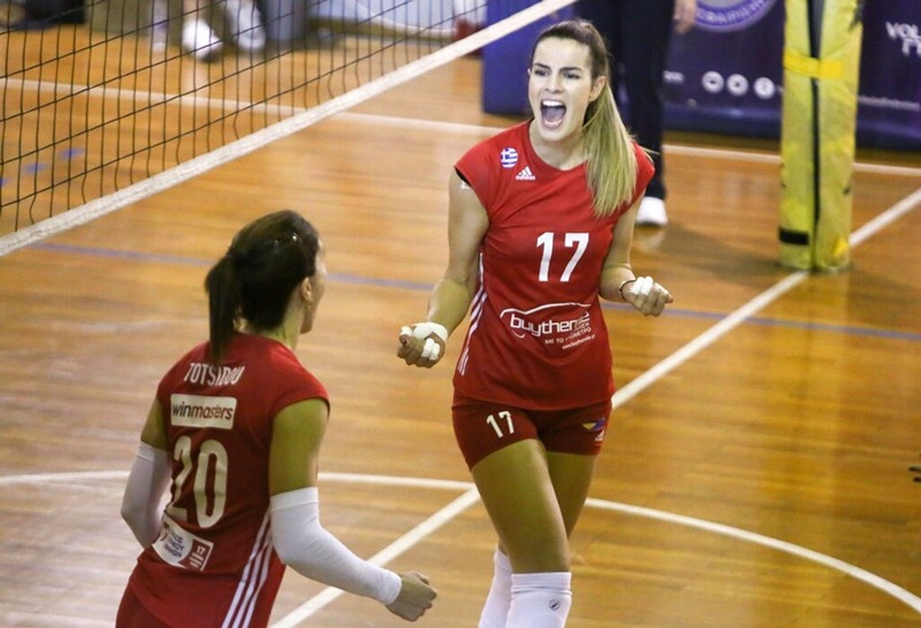 Volley League Γυναικών: Το πρώτο «τρίποντο» φέτος για τον Ολυμπιακό μετά το 3-0 σετ επί της ΑΕΚ