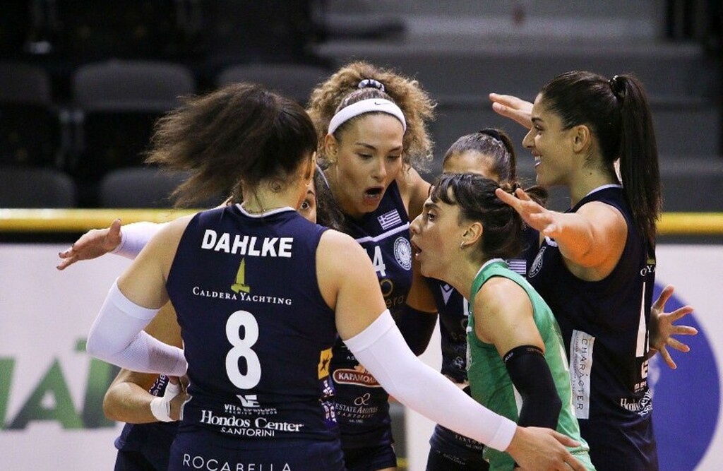 Volley League Γυναικών: Η… λάβα της Σαντορίνης «έκαψε» τον Παναθηναϊκό (photos)