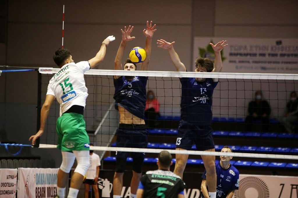 Volley League: Απόδραση με «τρίποντο» από το Ζηρίνειο για τον Πρωταθλητή Παναθηναϊκό (photos+video)