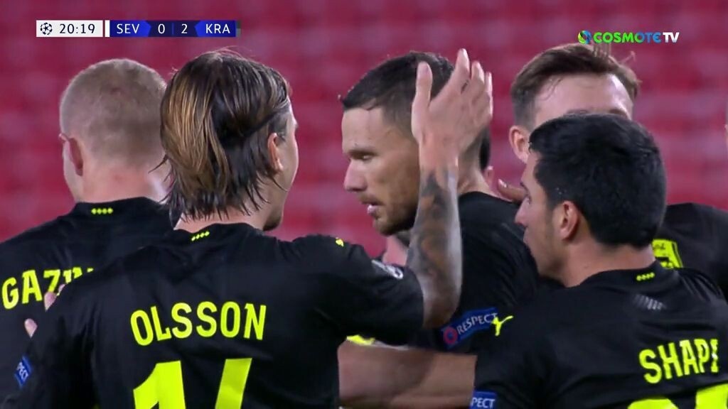 Champions League: Μειώνει για τη Σεβίλλη ο Ράκιτιτς, αλλά αποβολή για Νάβας (video)
