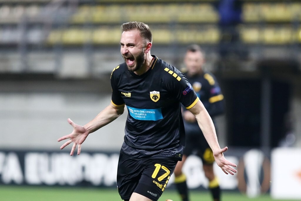 Ζόρια-ΑΕΚ: Γκολάρα Τάνκοβιτς στην Ουκρανία (photos+video)