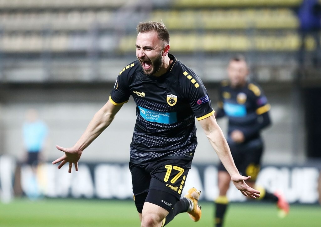 Ζόρια-ΑΕΚ: Γκολάρα Τάνκοβιτς στην Ουκρανία (photos+video)