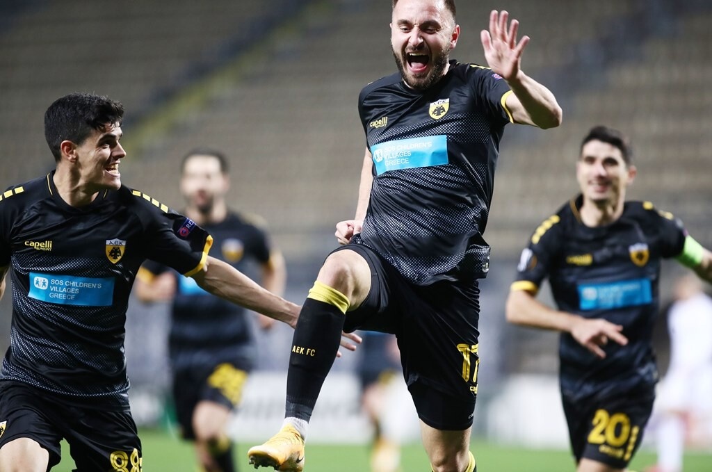 Ζόρια-ΑΕΚ: Γκολάρα Τάνκοβιτς στην Ουκρανία (photos+video)