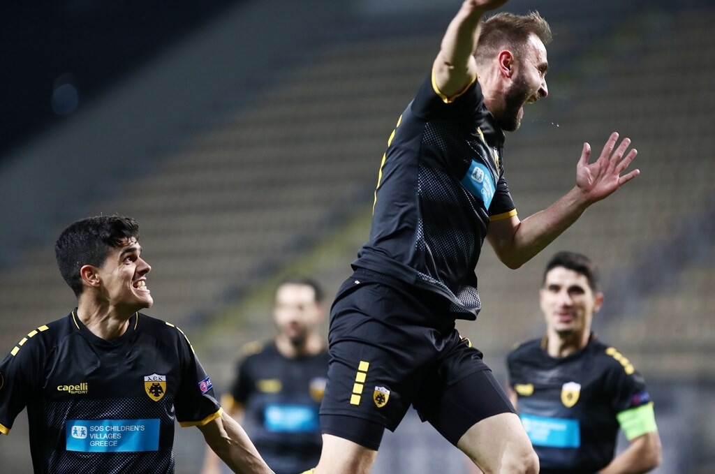 Ζόρια-ΑΕΚ: Γκολάρα Τάνκοβιτς στην Ουκρανία (photos+video)