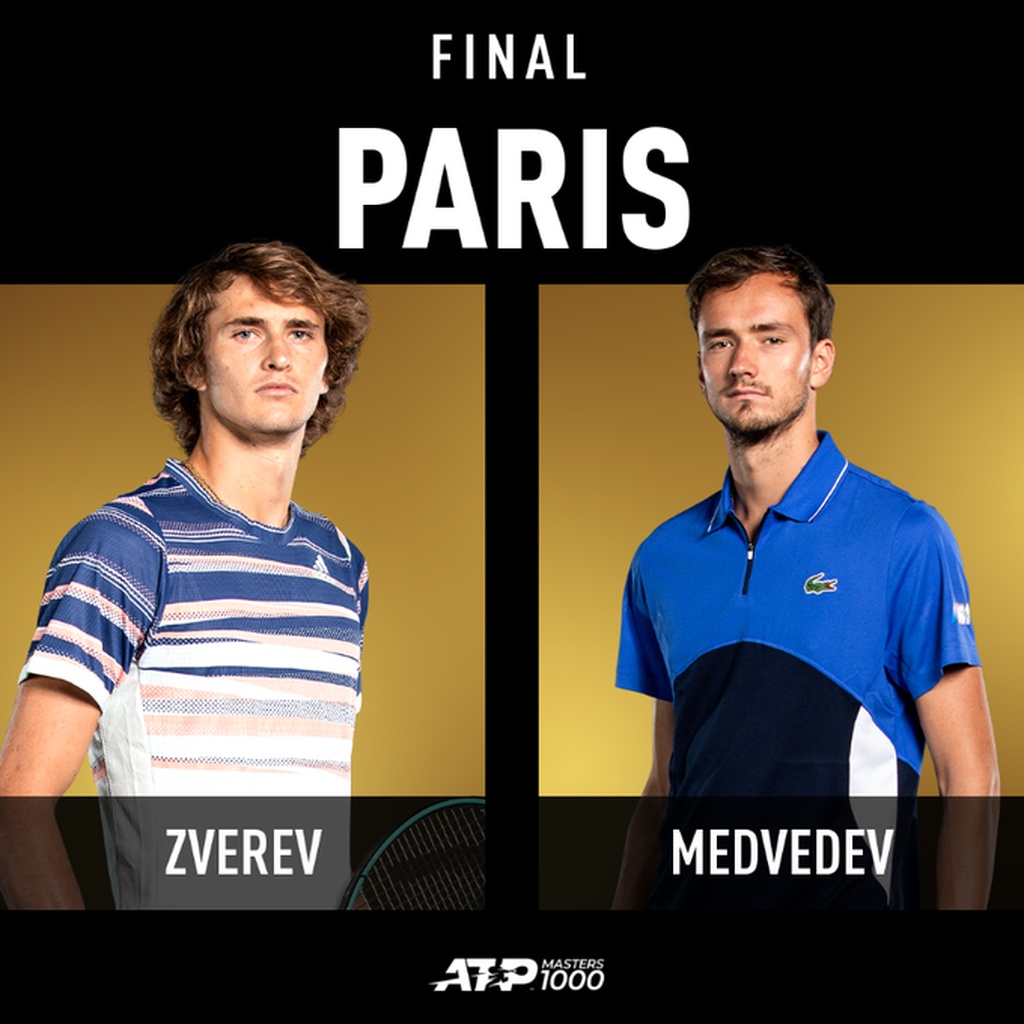 Τένις: Ήττα σοκ για Ναδάλ, οι Ζβέρεφ - Μεντβέντεφ στον τελικό του Paris Masters