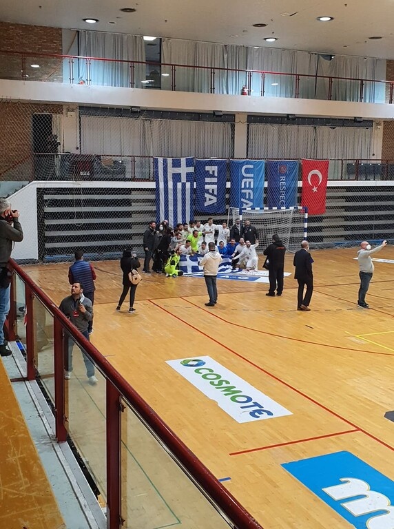 Ελλάδα-Τουρκία 1-1: «Χρυσή» ισοπαλία και πρόκριση για την Εθνική Futsal (photos+video)