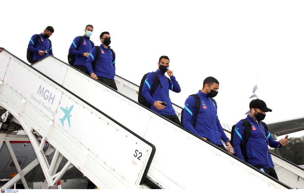 Μολδαβία-Ελλάδα: Η άφιξη της Εθνικής (photos)