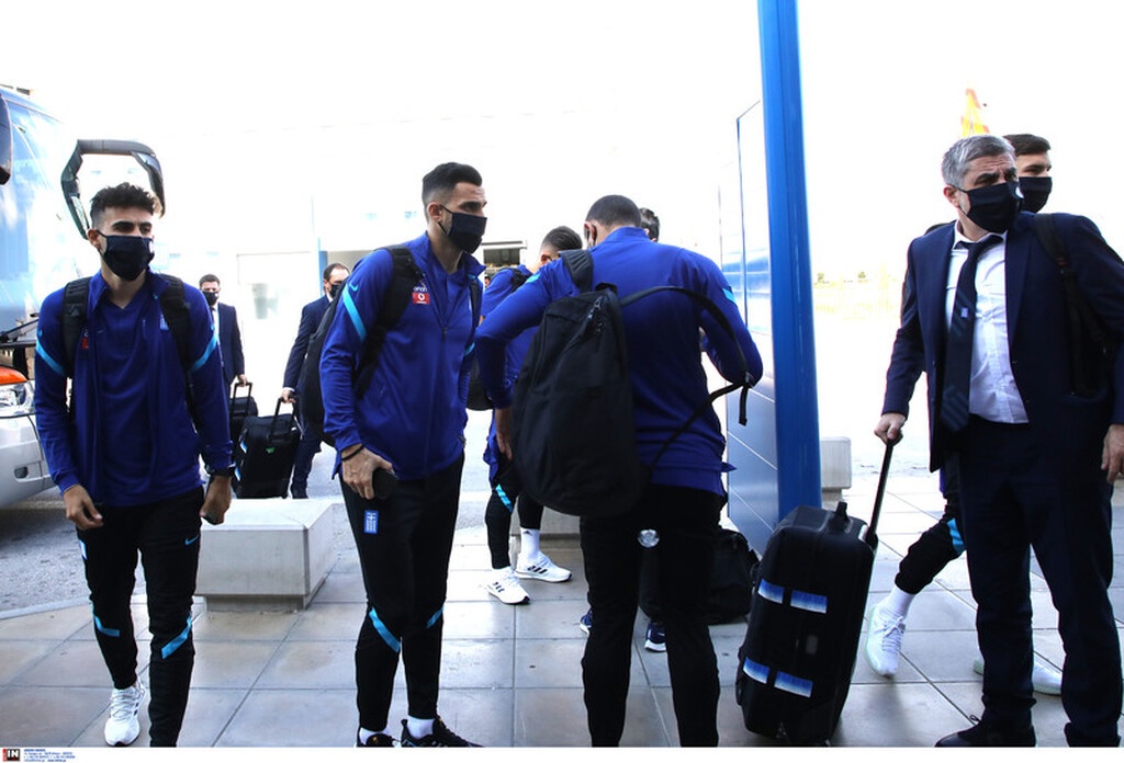 Μολδαβία-Ελλάδα: Η άφιξη της Εθνικής (photos)