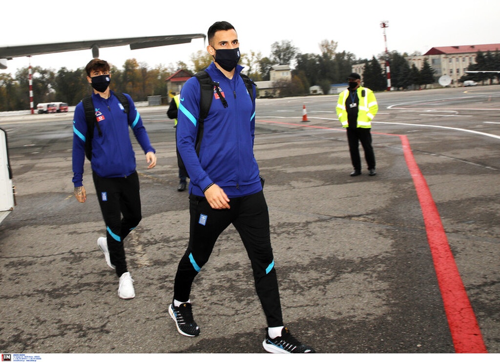 Μολδαβία-Ελλάδα: Η άφιξη της Εθνικής (photos)