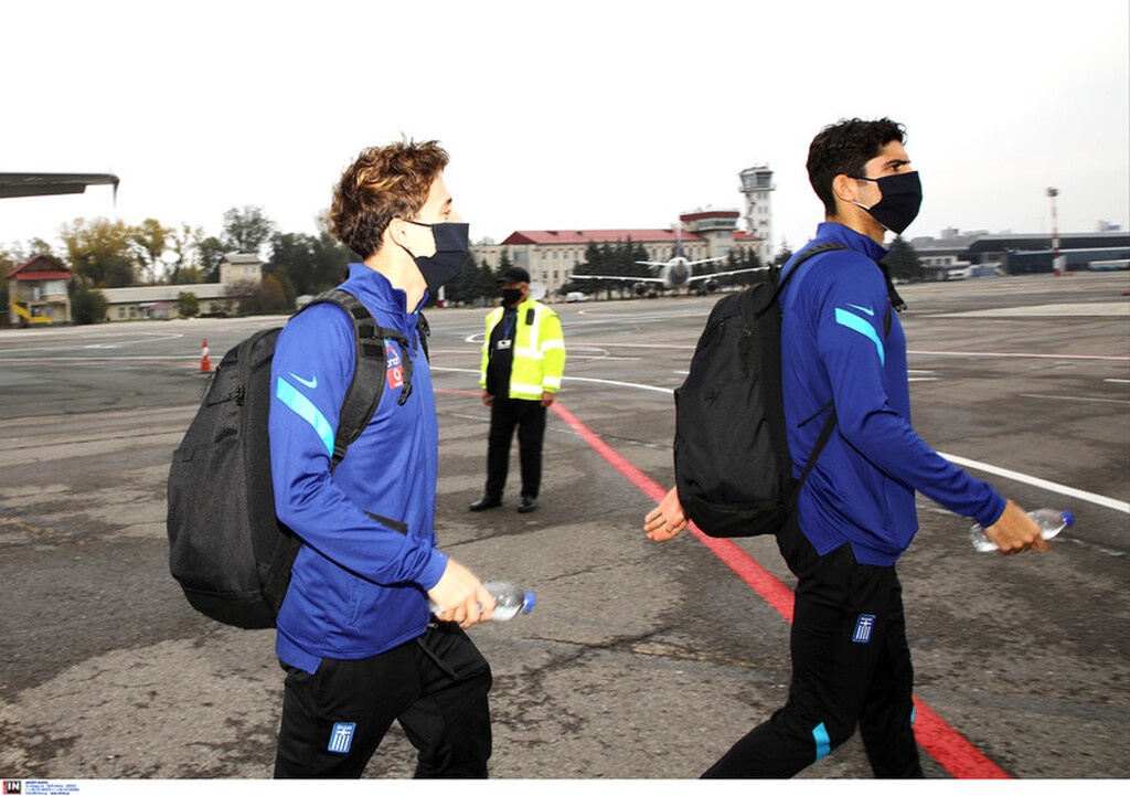 Μολδαβία-Ελλάδα: Η άφιξη της Εθνικής (photos)