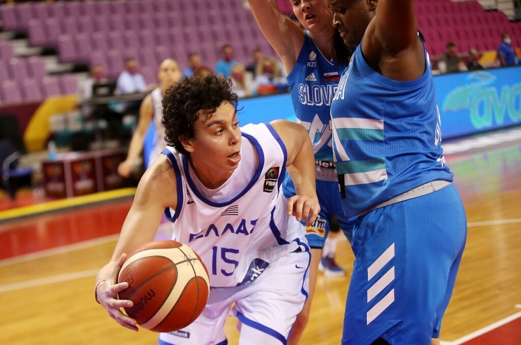 Ελλάδα-Σλοβενία 70-77: Έχασε τις ελπίδες για πρωτιά η Εθνική Γυναικών (photos+video)