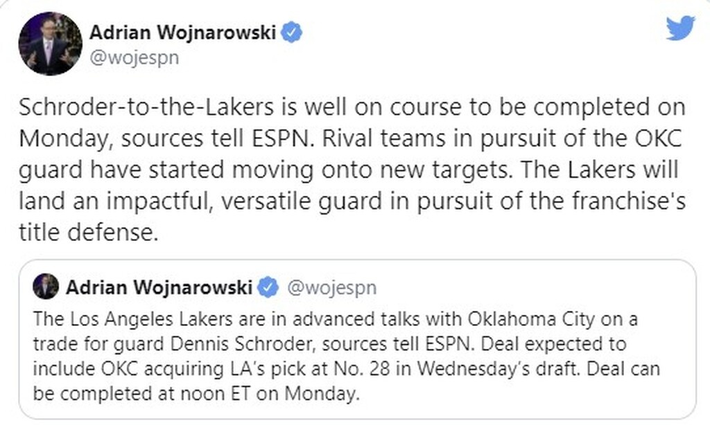 «Βόμβα» στο NBA: Κλείνει στους Λέικερς ο Σρέντερ (photos)