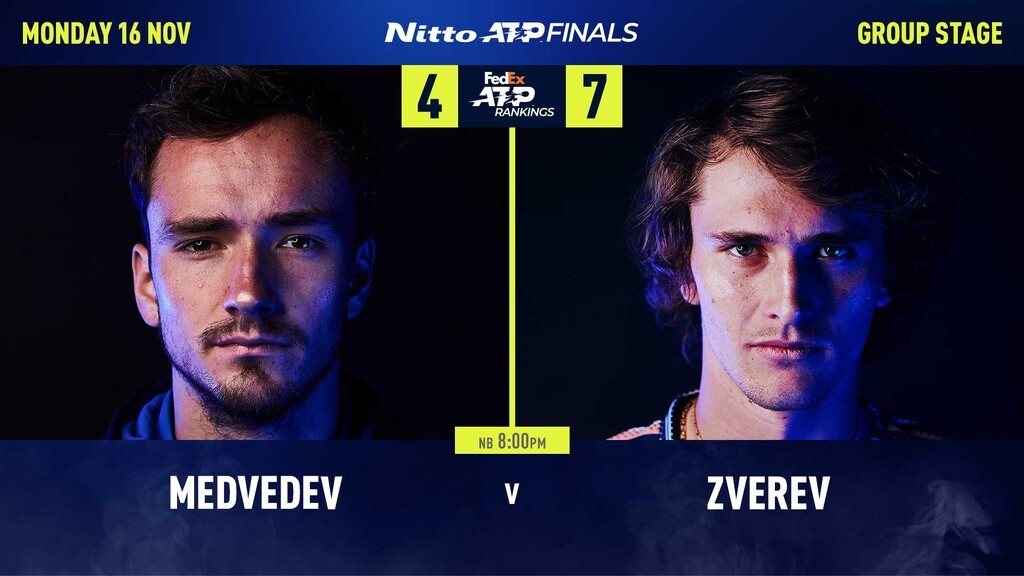 ATP Finals: Ο Μεντβέντεφ άνετα 2-0, μπαίνει στον δρόμο του Τζόκοβιτς (videos+photos)