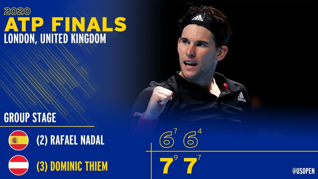 ATP Finals: Εκπληκτικός ο Ντόμινικ Τιμ «σκόρπισε» τον Ράφα Ναδάλ (videos+photos)