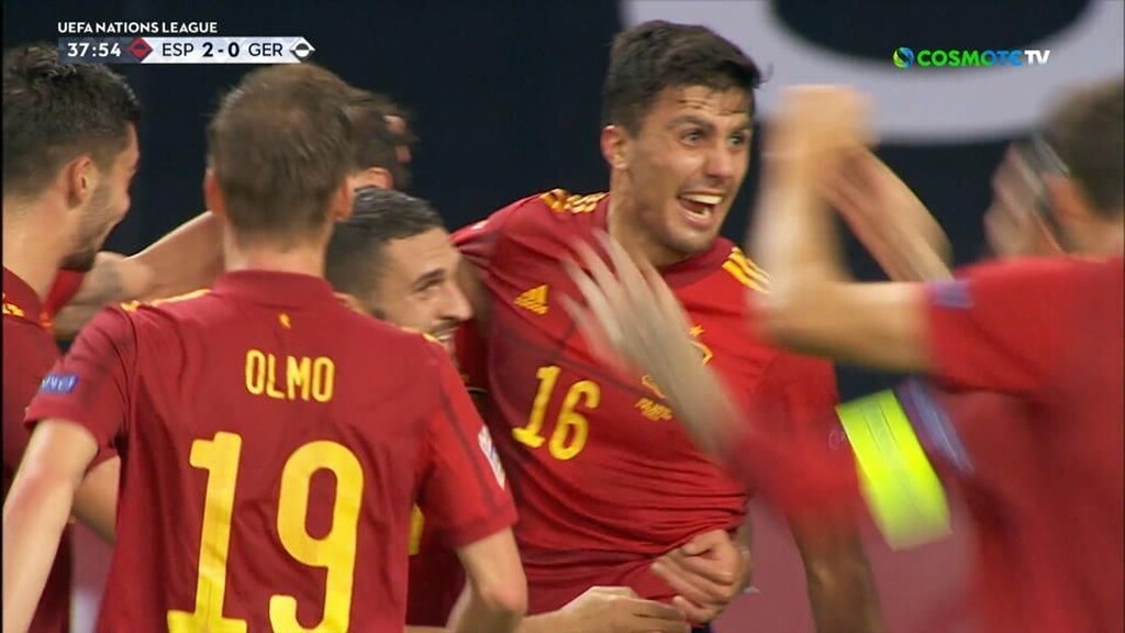UEFA Nations League: Η Ισπανία ρίχνει τριάρα στην Γερμανία στο ημίχρονο (photos+videos)
