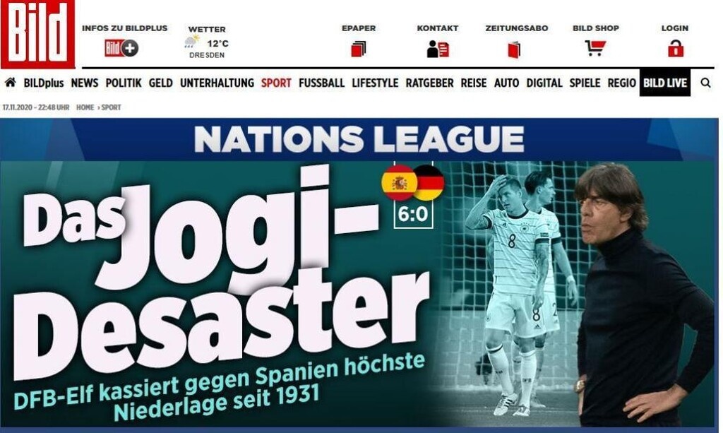 Nations League: Το «κεφάλι» του Λεβ ζητά ο γερμανικός Τύπος (photos)