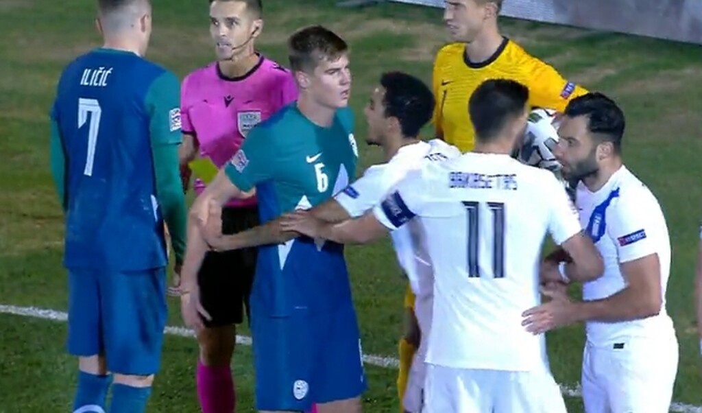 Ελλάδα-Σλοβενία: Ένταση και χαμός με Τζαβέλλα-Ίλιτς (video)