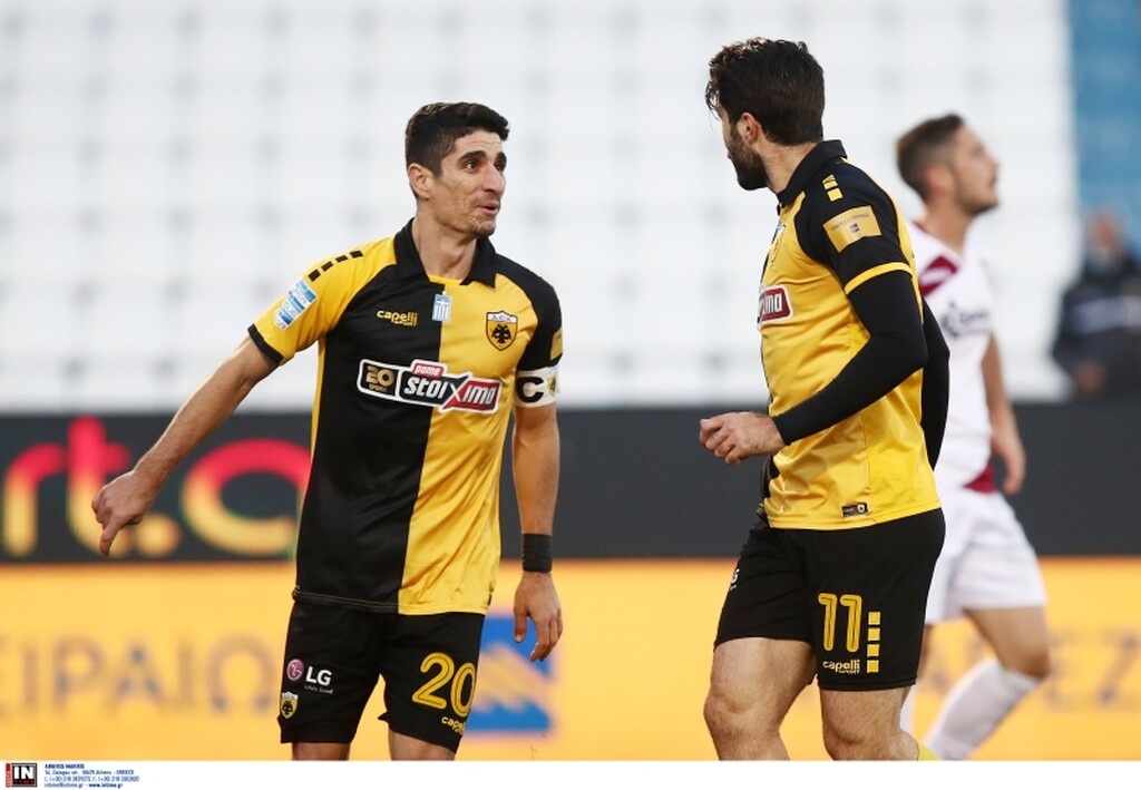 ΑΕΚ-ΑΕΛ: Ο Σπαρβ ισοφάρισε αλλά... Καρίμ και Σιμόες «ξέσπασαν» με γκολάρες!