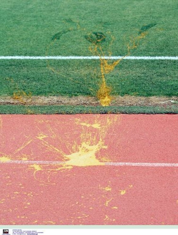 Φωτογραφίες από τις καταστροφές στο γήπεδο της Νέα Σμύρνης από... αγνώστους, πριν τον αγώνα Παναθηναϊκός-Ξάνθη το 2013