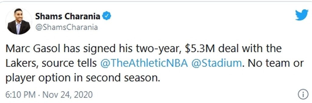 Έριξαν «βόμβα» με Μαρκ Γκαζόλ οι Λέικερς! (photos+video)