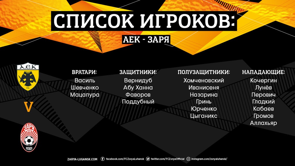 Ζόρια: Με 20 παίκτες στην Αθήνα