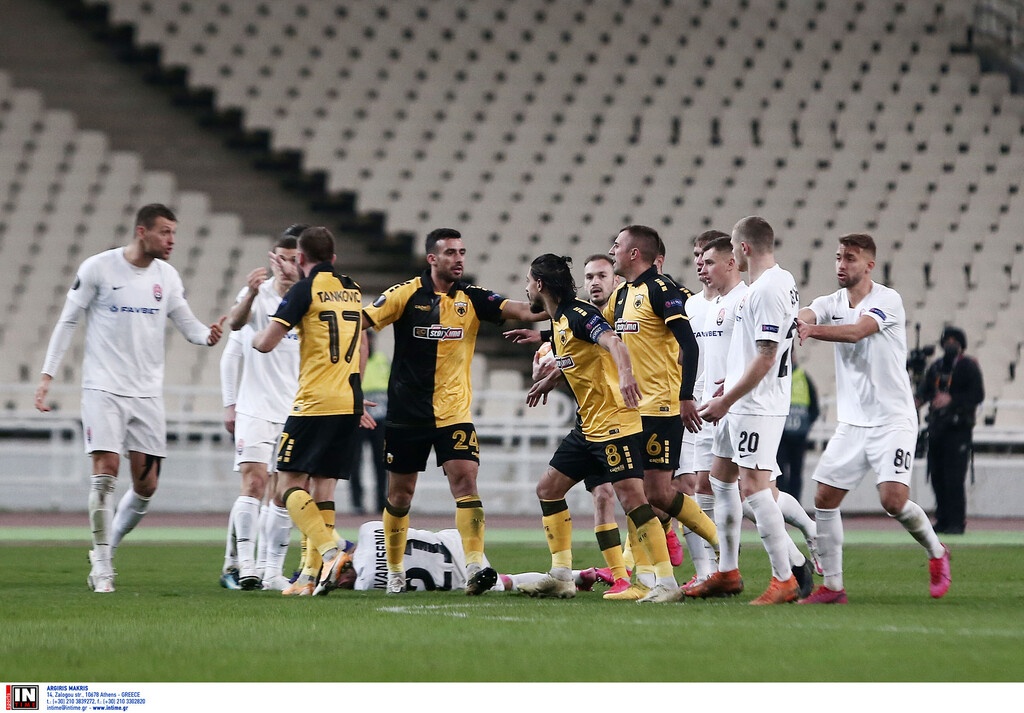 ΑΕΚ-Ζόρια: Αποβολή Σάκχοφ και… ζόρια για την Ένωση (video+photos)