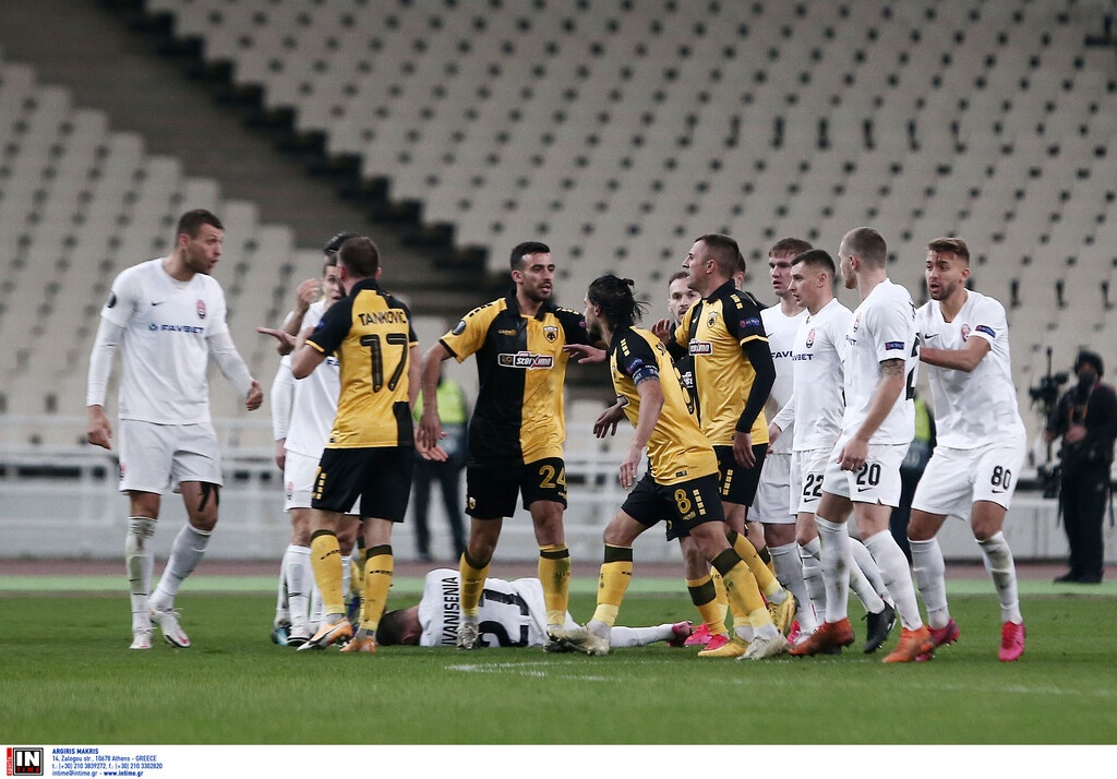 ΑΕΚ-Ζόρια: Αποβολή Σάκχοφ και… ζόρια για την Ένωση (video+photos)