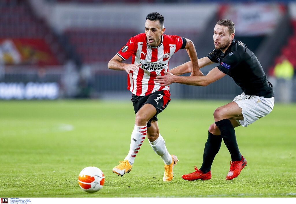 Αϊντχόφεν - ΠΑΟΚ: Δυο γκολ σε δυο λεπτά και ανατροπή για τους Ολλανδούς (videos)