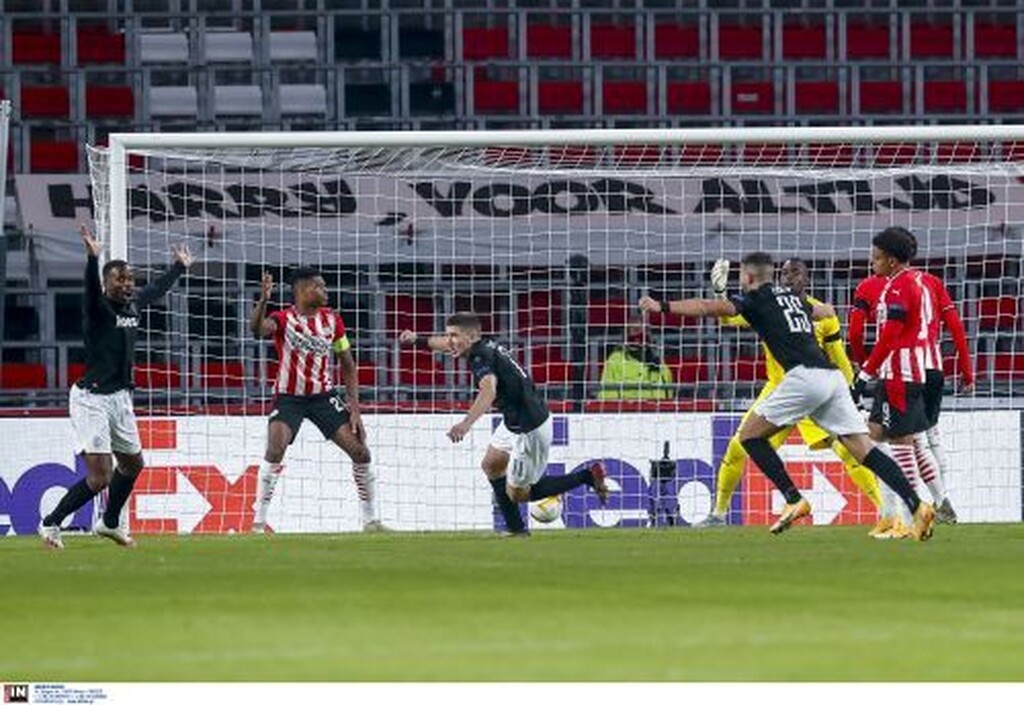 Αϊντχόφεν-ΠΑΟΚ 3-2: «Πέταξε» τεράστια ευκαιρία, αλλά όχι την πρόκριση (videos+photos)