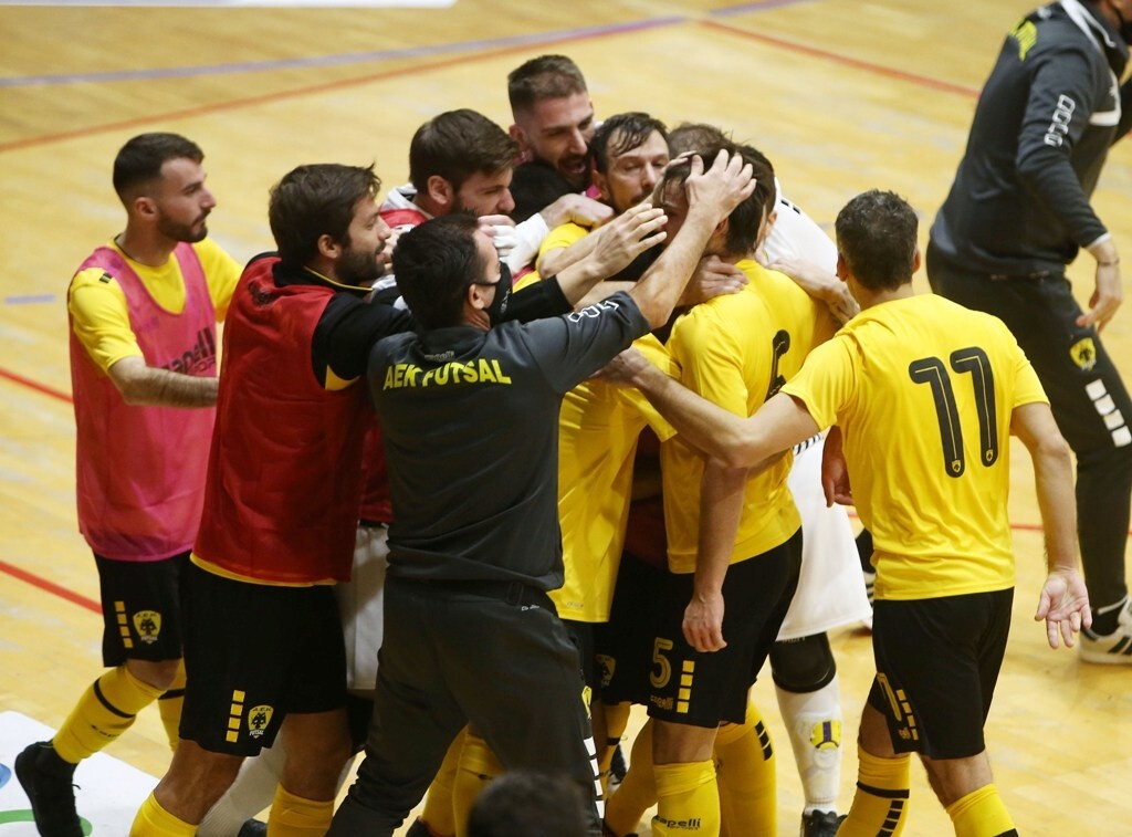 ΑΕΚ-Futsal: Ιστορική πρόκριση στους «32» του Champions League